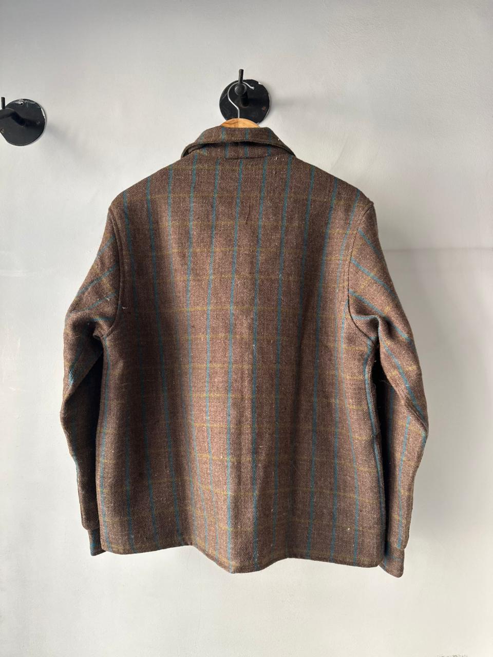 shimla himalayan wool winter jacket for women back view
